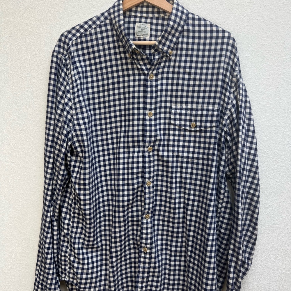Men's Blue Checkered Shirt